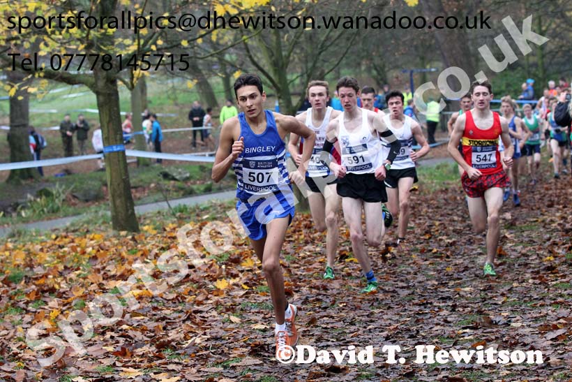Men's under-17s European Cross Country Trials, Sefton Park, Liverpool. Photo: David T. Hewitson/Sports for All Pics